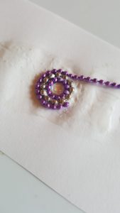 EJdesigns papirsmykker første runde