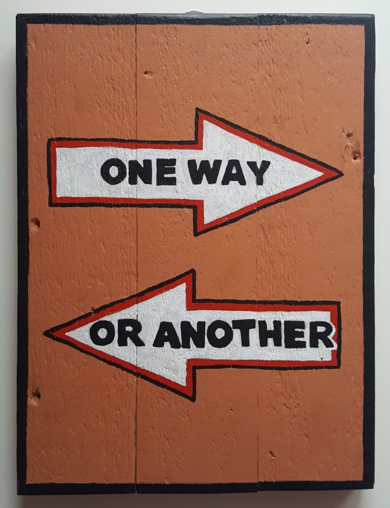 EJdesigns billeder på træ. One way