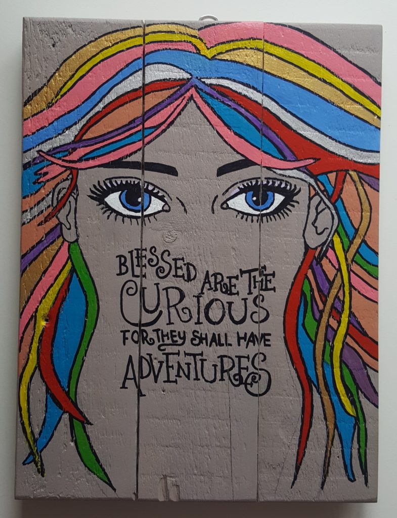 EJdesigns billeder på træ. Blessed