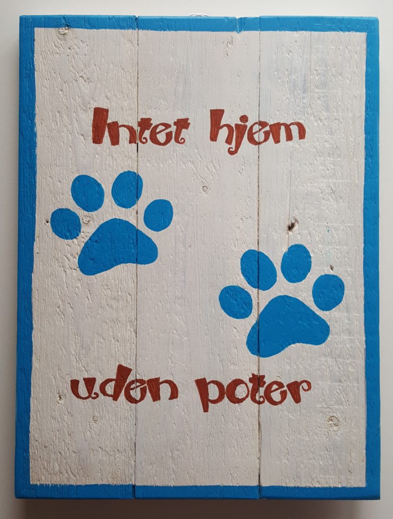 EJdesigns billeder på træ. Poter